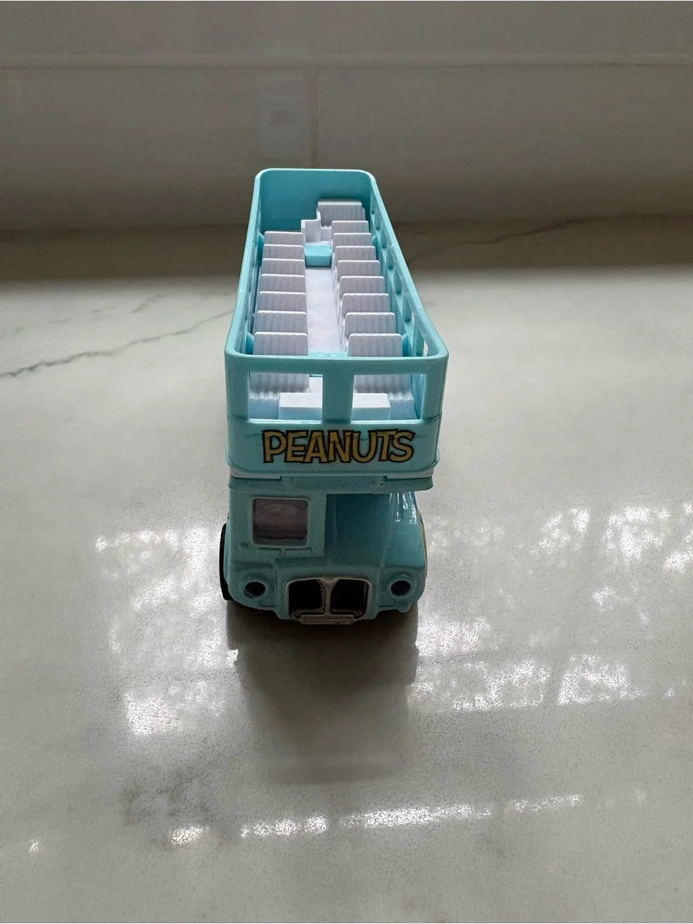 Peanuts Double-Decker Toy Bus